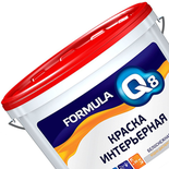 Краска FORMULA Q8 интерьерная 13кг ВД-АК белоснежная